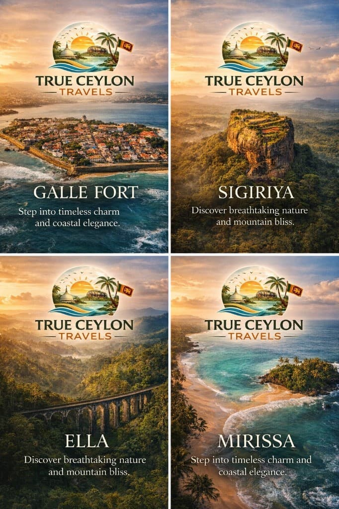 Galle Fort, Sigiriya, Ella, and Mirissa campaign highlights